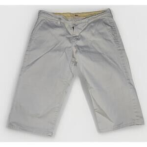 Levi's Womens Size 10 Khaki Denim Chino Capri Jeans